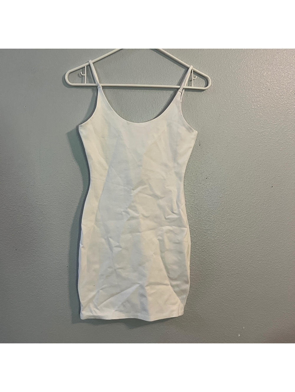 Fashion Nova Julianna Body Sculpting Dress White S NWT Bodycon Mini 8452